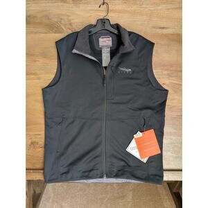 Sitka Jetstream Hunting Vest Mens Large Black Fleece Full Zipper 600038-BK NWT